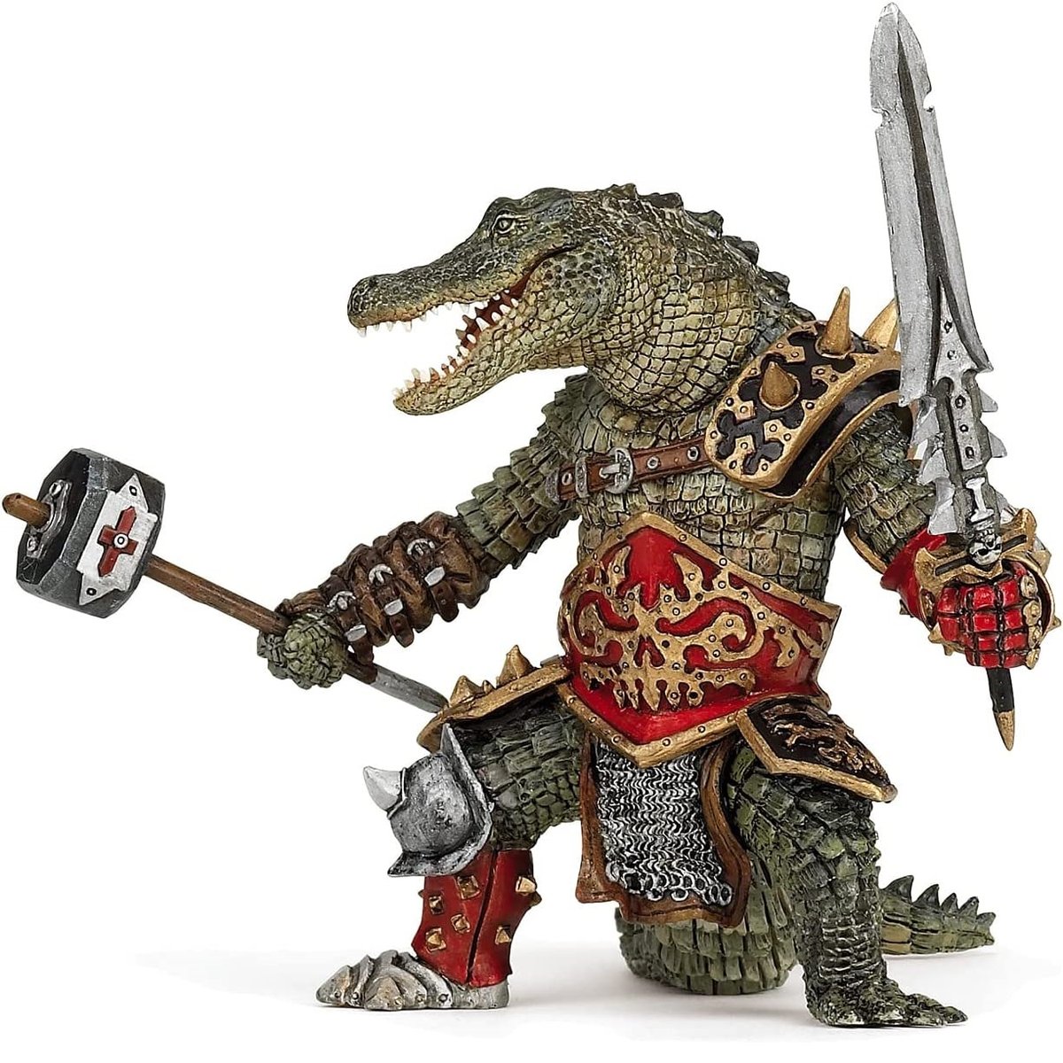 Figurine Mutant crocodile marron, PAPO