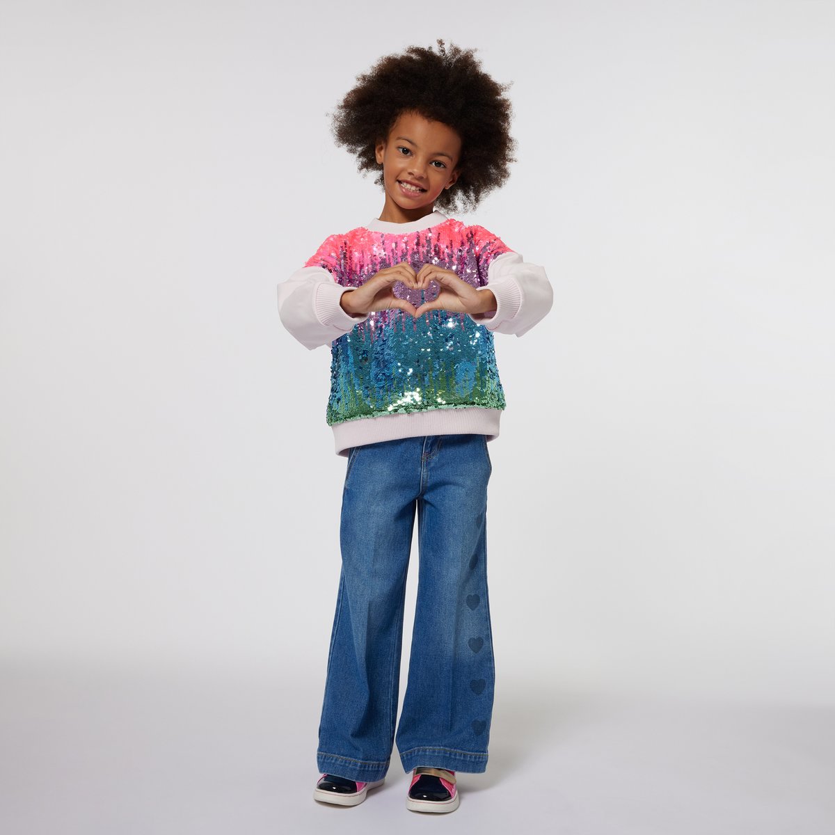 Sweat-shirt à capuche baby pink, BILLIEBLUSH