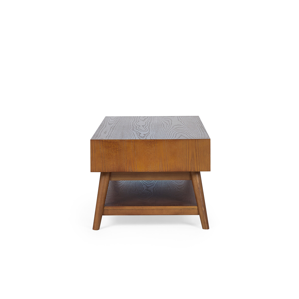 Elijah Retro Ash Wood Storage Coffee Table auburn, SO'HOME