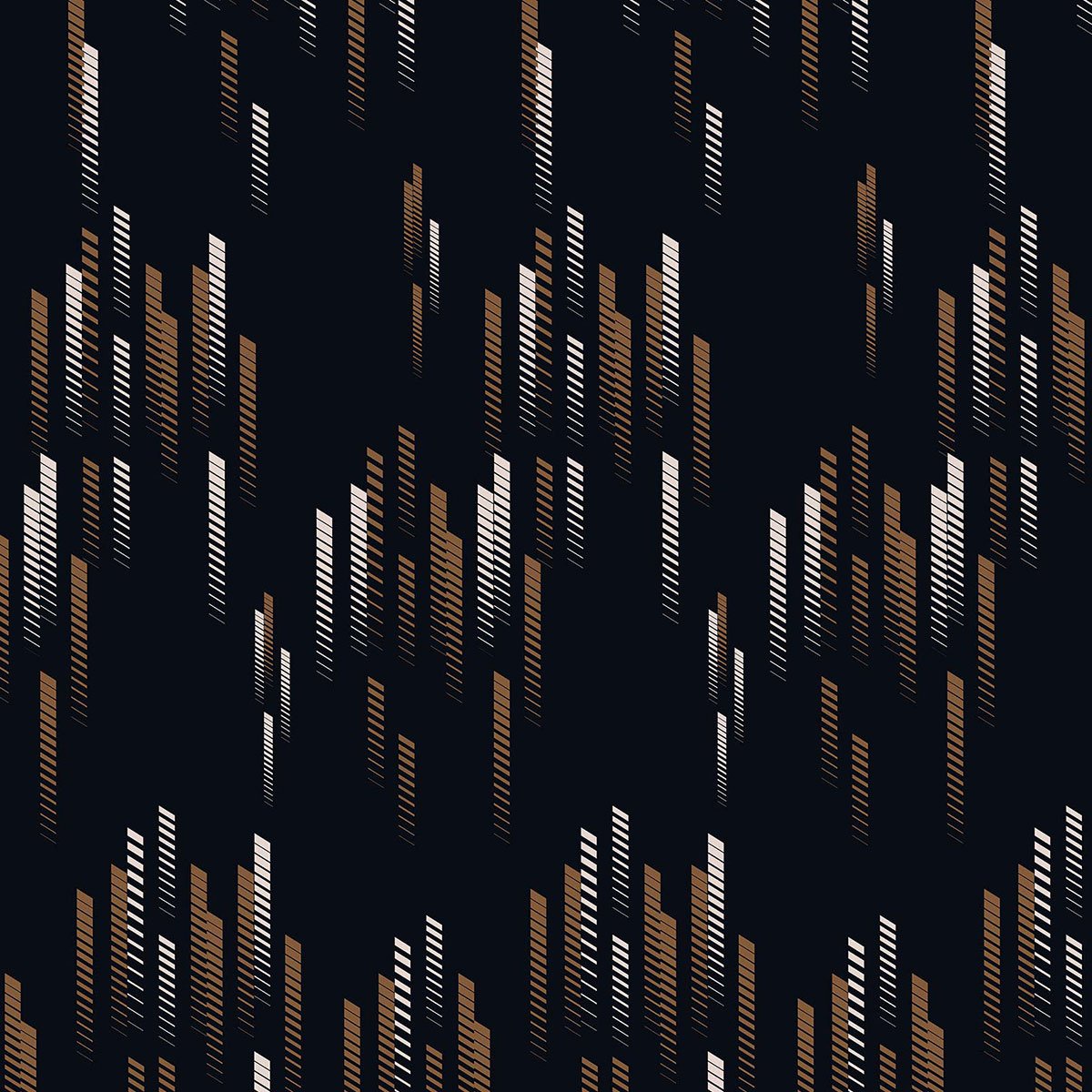Papier peint, design block noir, HEXOA