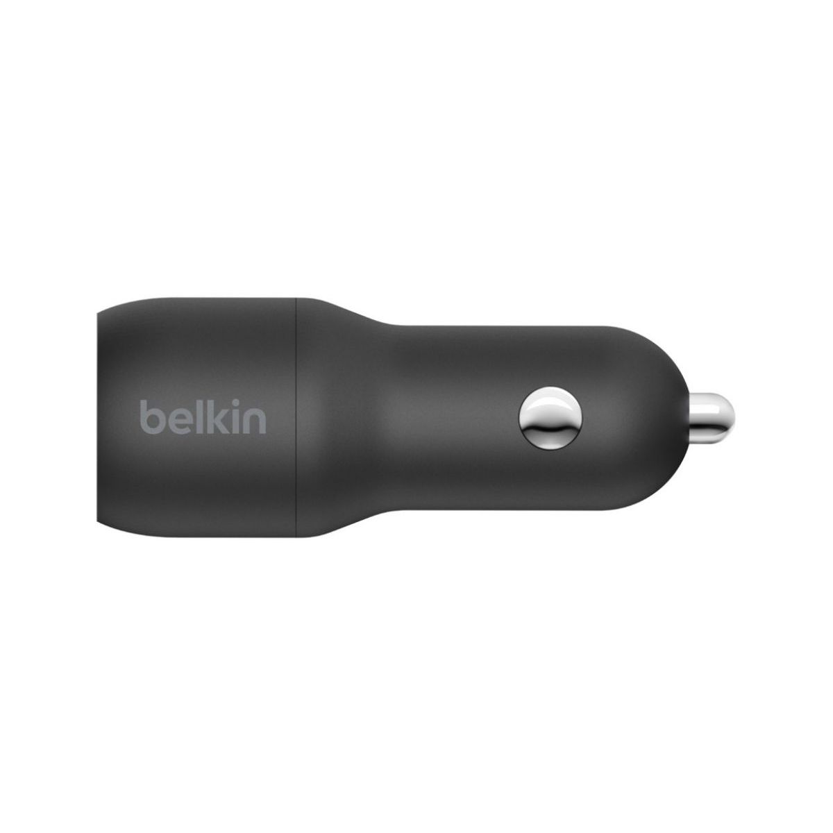 Chargeur 24W 2xUSB-A/USB-C 1m noir noir, BELKIN