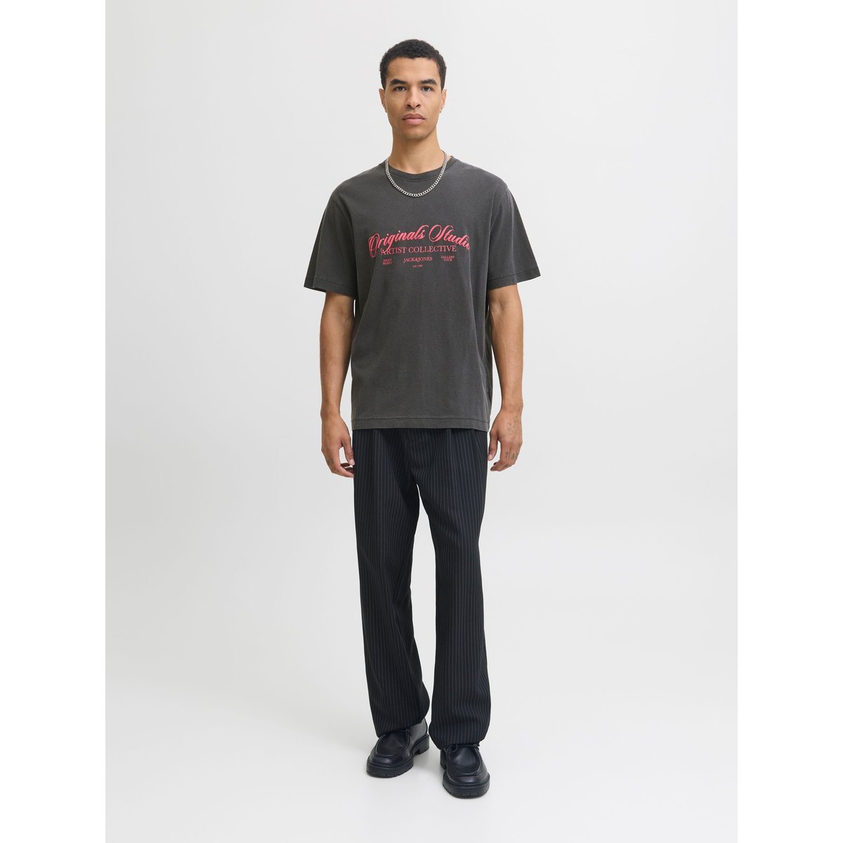 T-Shirt black 1, JACK & JONES