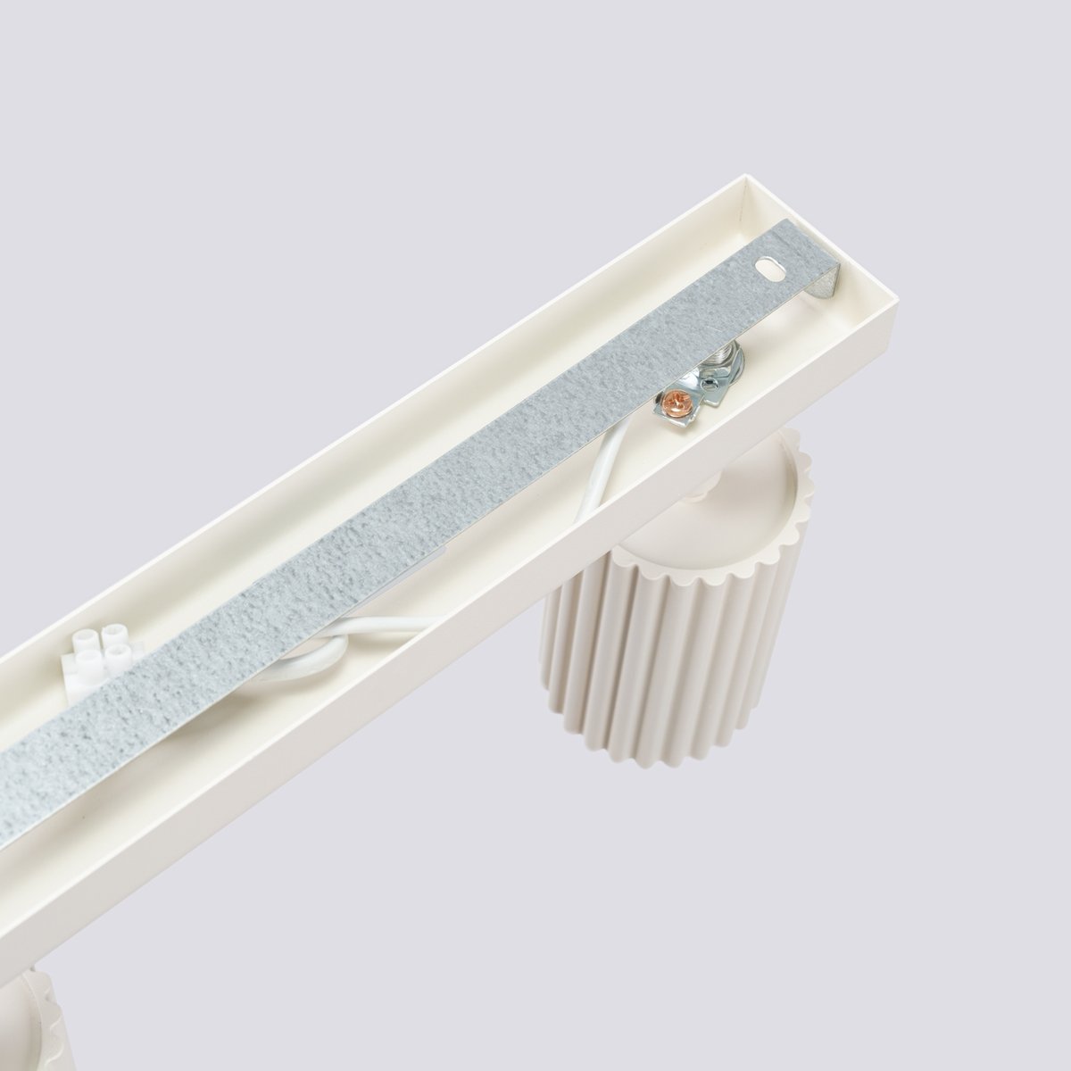 Plafonnier Aluminium Beige GU10 3 Karbon Line beige, EDEN