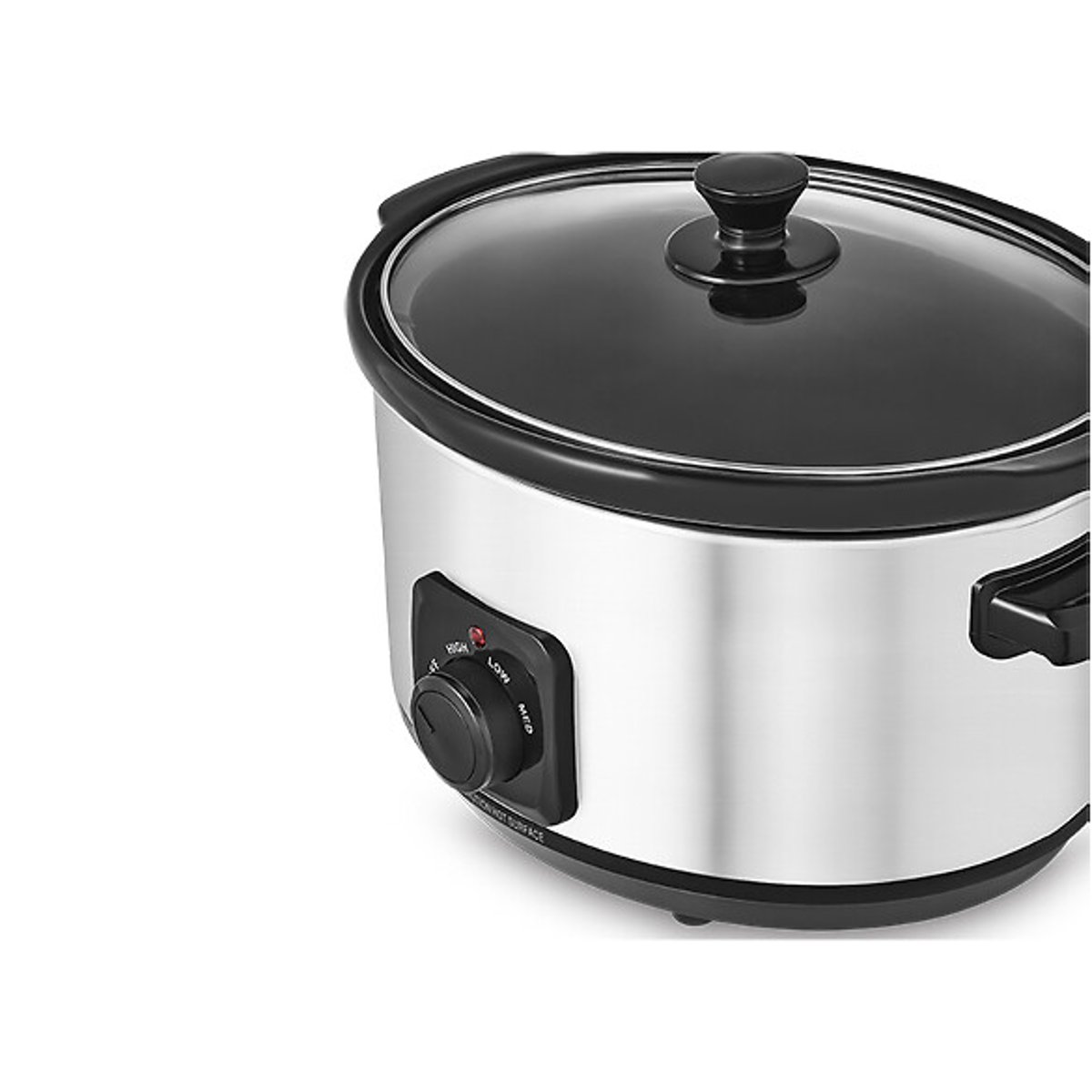 Stainless Steel 6.5L Slow Cooker - 461013 silver-coloured, MORPHY RICHARDS