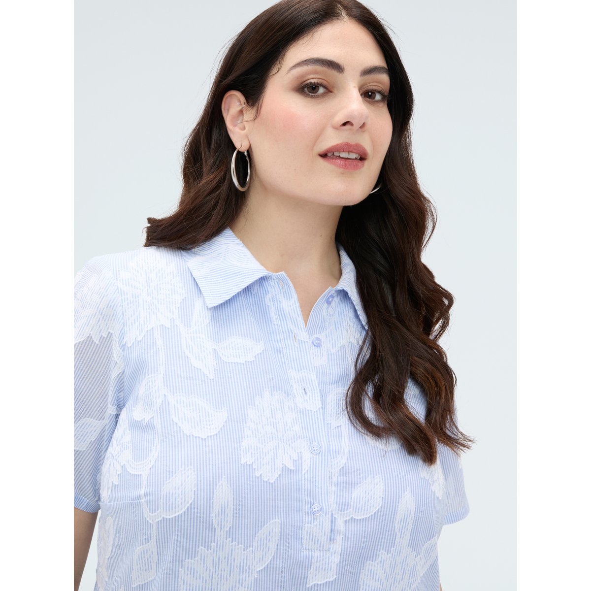 Robe longue chemise bleu, FIORELLA RUBINO