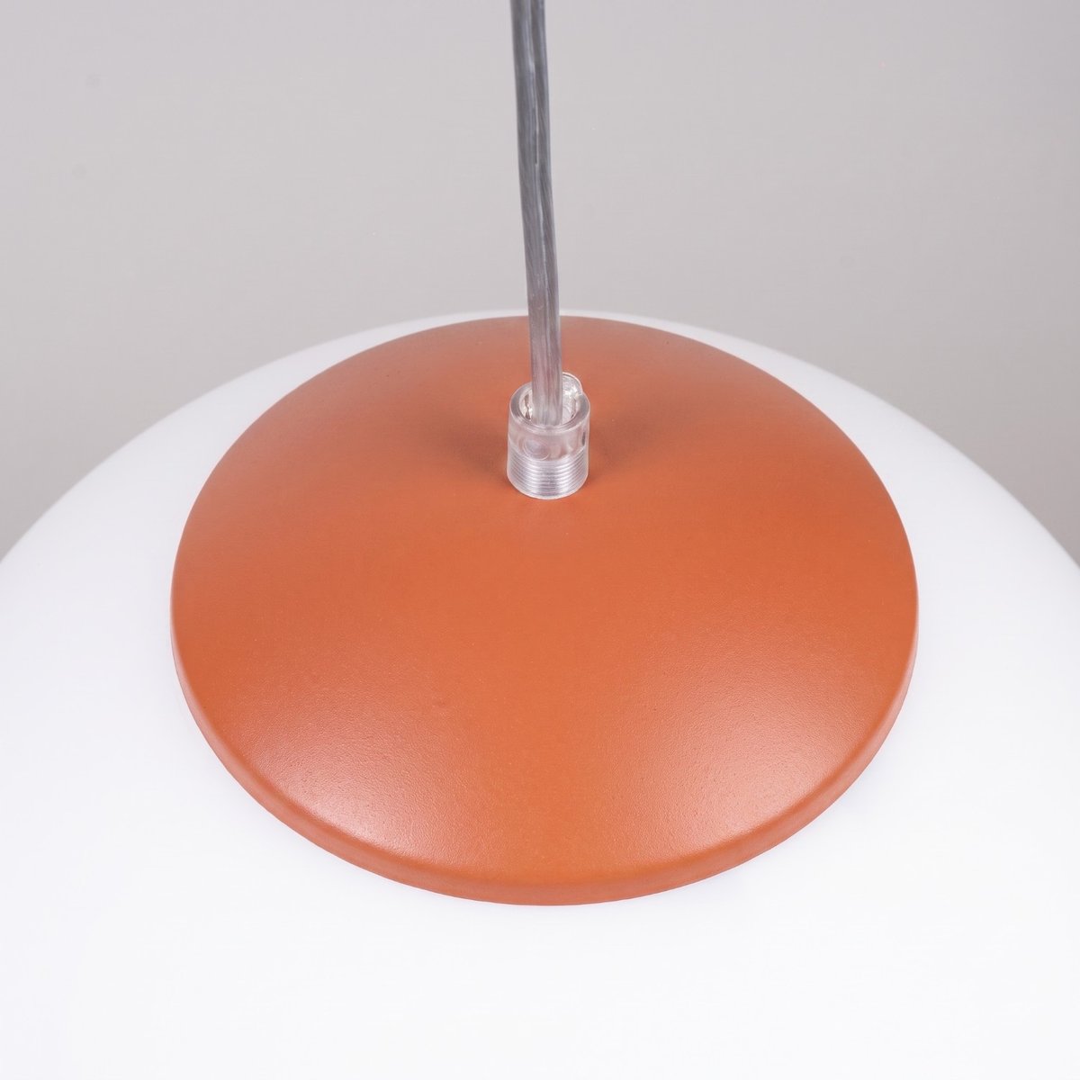 Suspension Acier Ocre Rouge E27 1 Ugo ocre rouge, EDEN