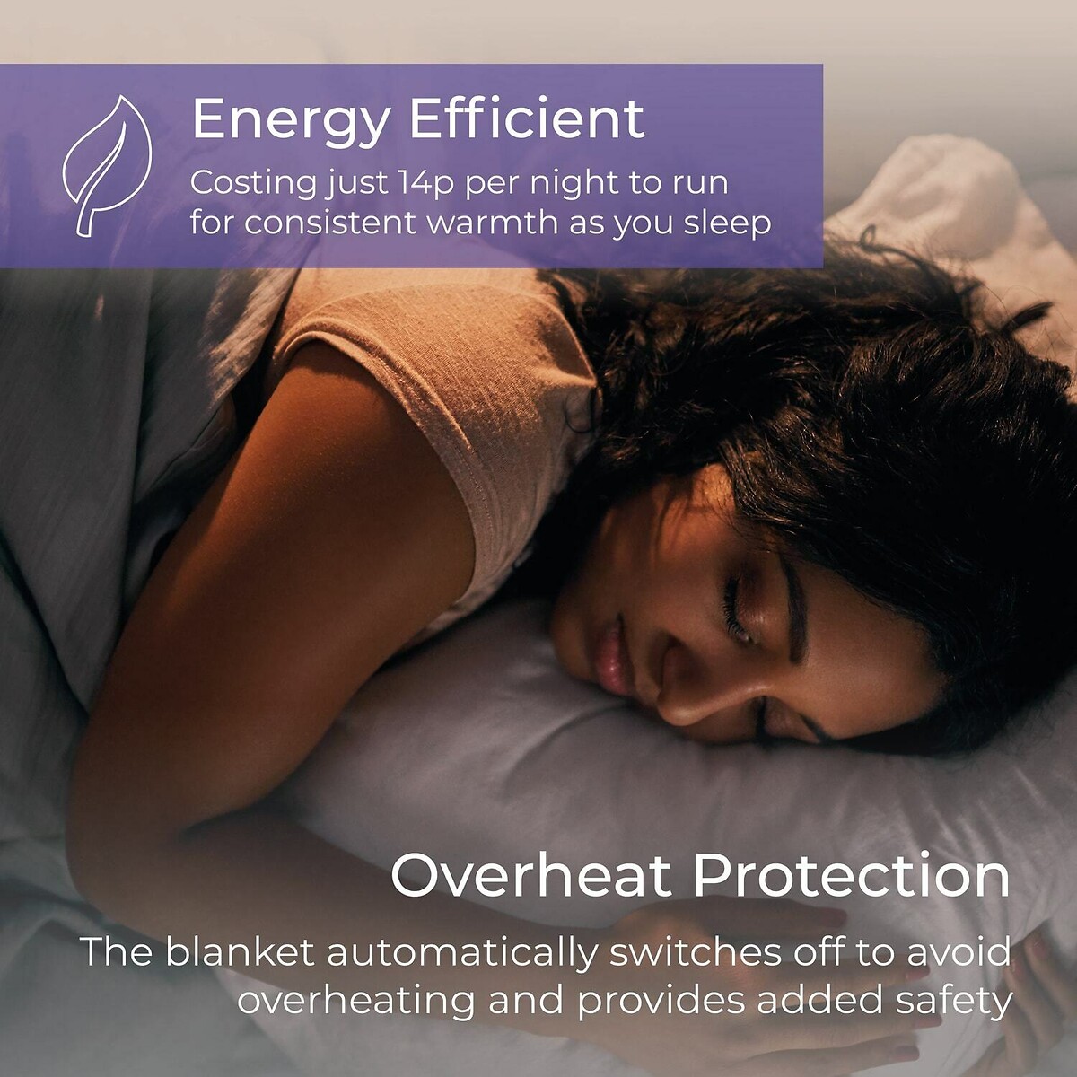 Double Heated Under Blanket white, CARMEN