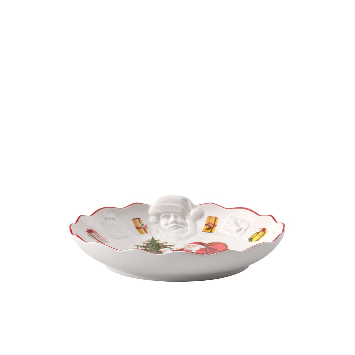 Cpe Déco Relief Père Noël, Liste Cadeaux TOY'S FANTASY couleur unique, VILLEROY & BOCH