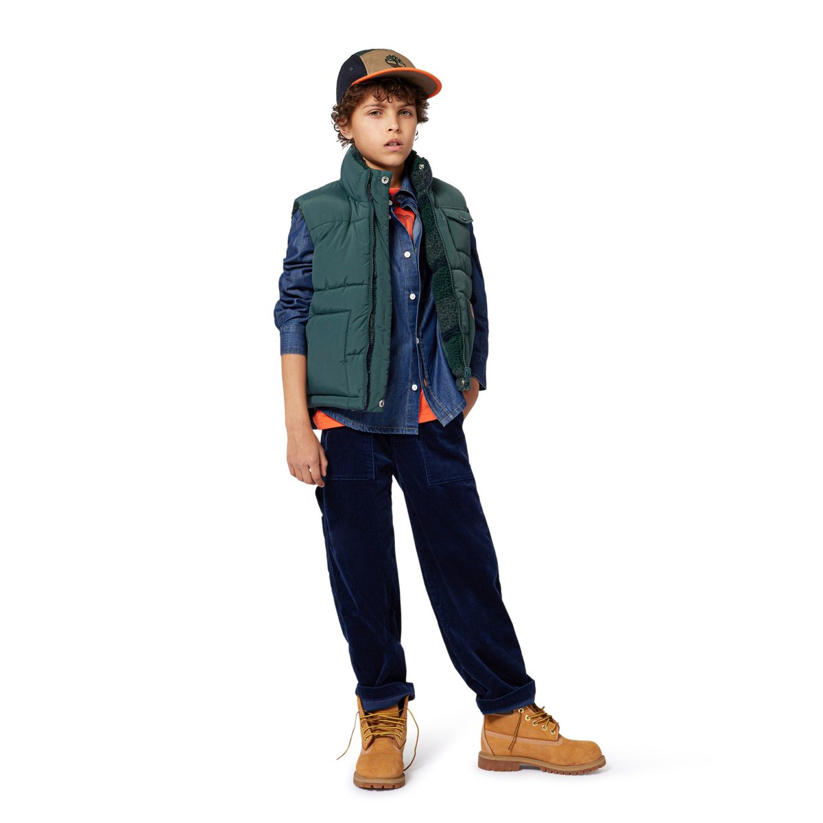 Pantalons en velours côtelé indigo blue, TIMBERLAND