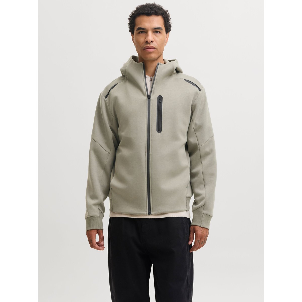Sweat À Capuche vetiver, JACK & JONES