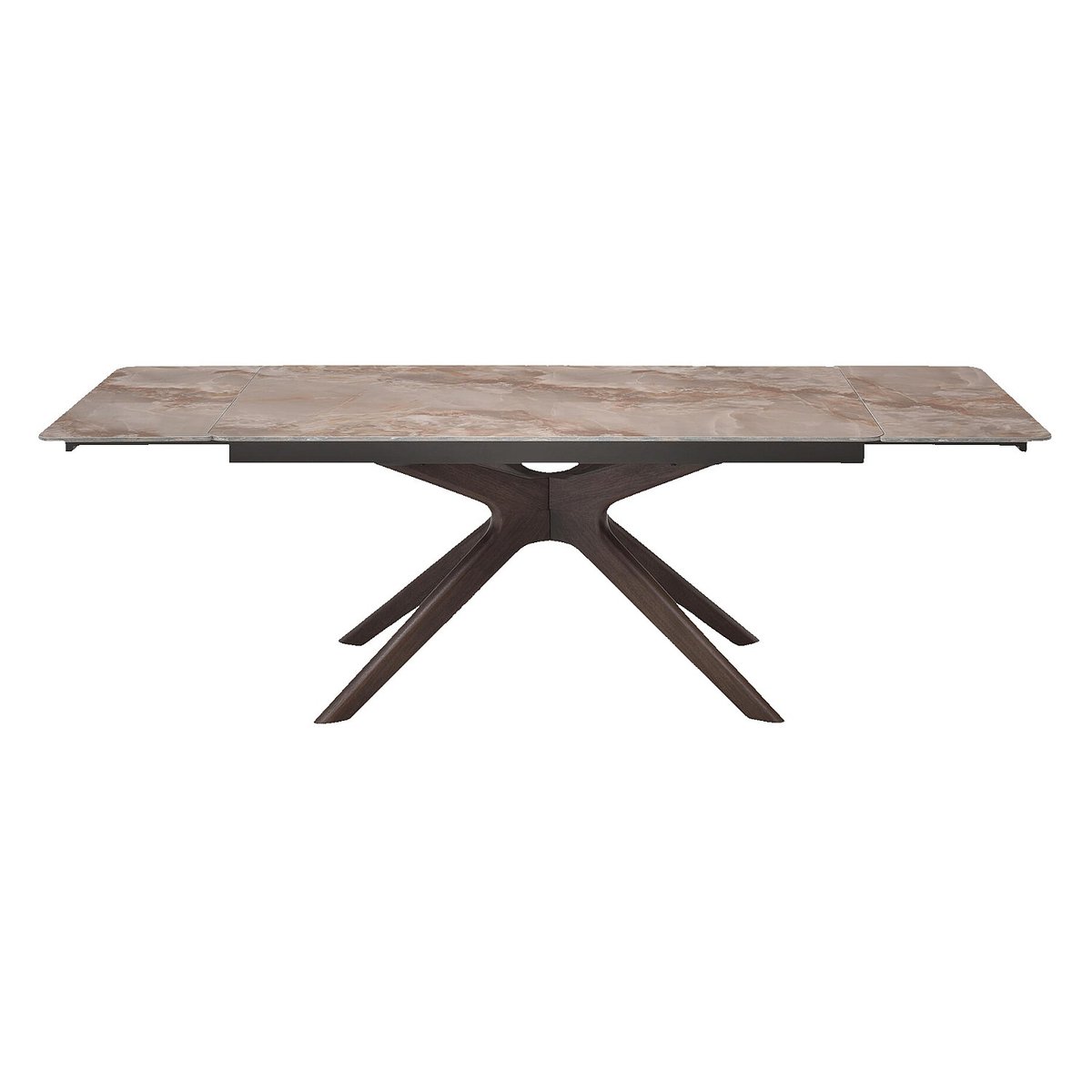 Table à manger noyer MISTO marron, beige, HABITAT
