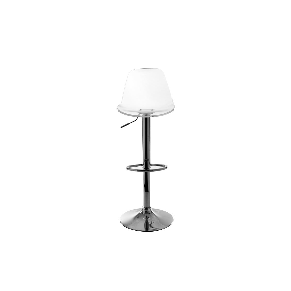 Tabouret de bar transparent GALILEO transparent, MILIBOO