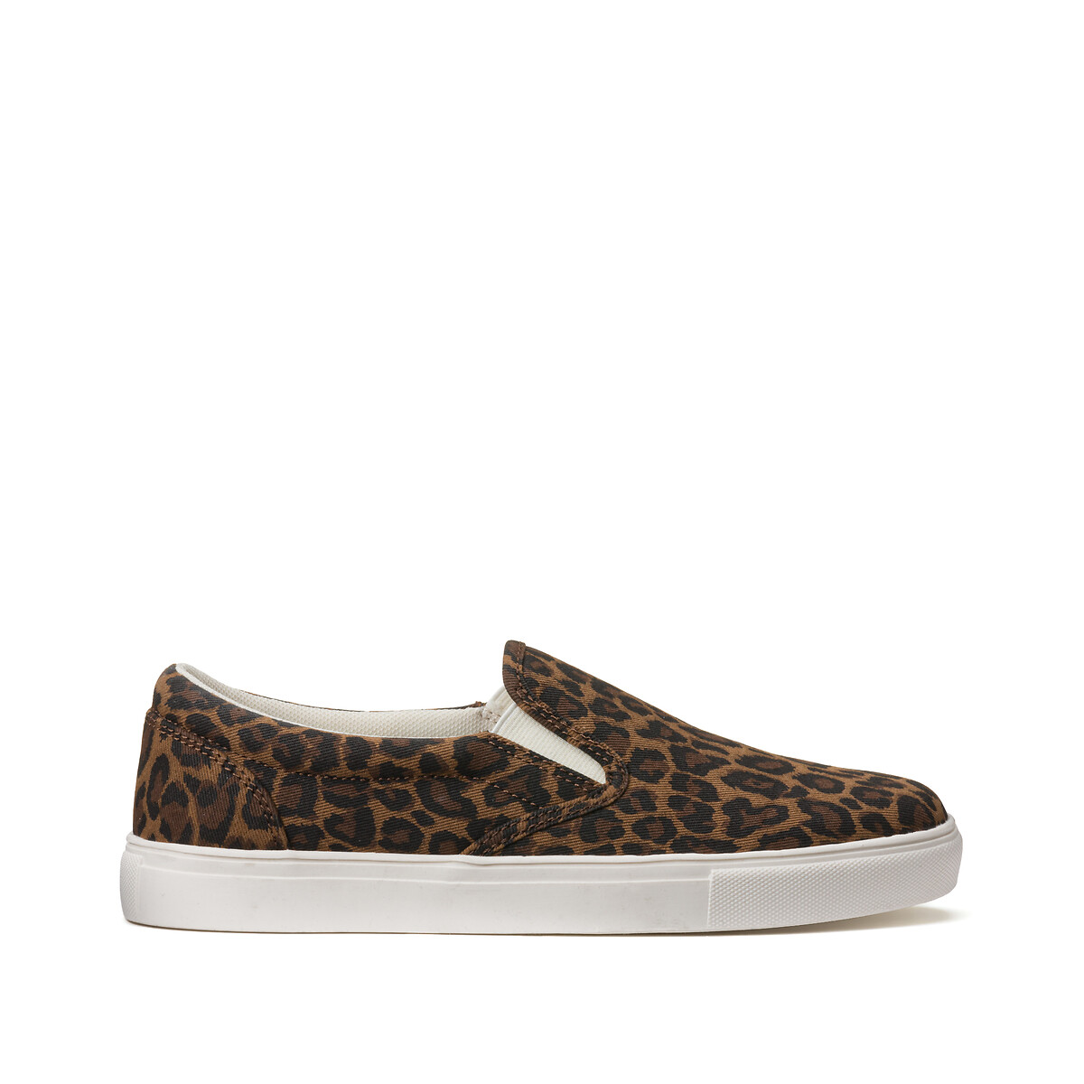 Baskets slip-on imprimées léopard imprimé animalier, LA REDOUTE COLLECTIONS