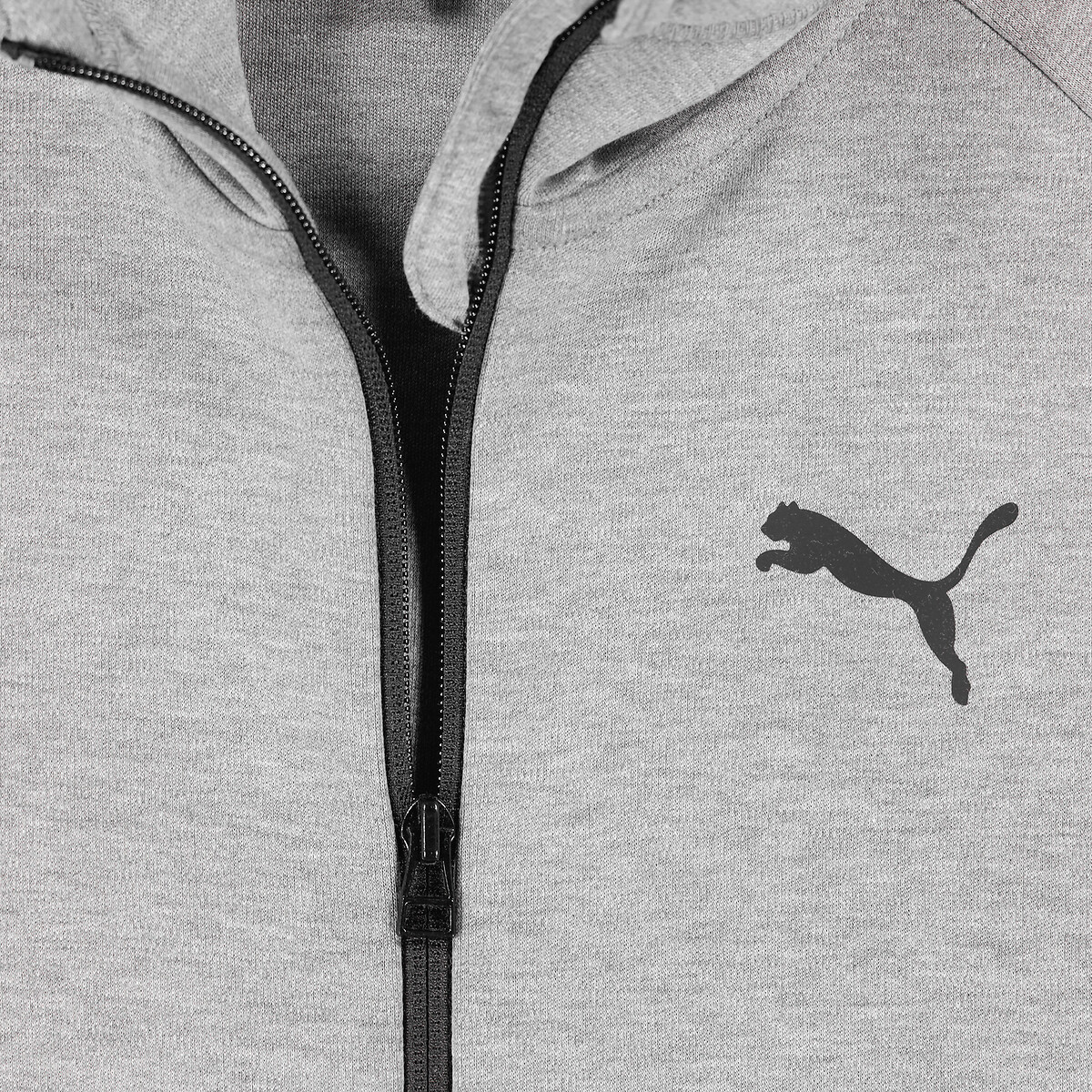 Sweat zippé à capuche Evostripe gris, PUMA