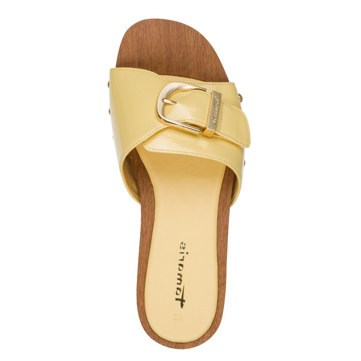 Mule en boucle jaune, TAMARIS
