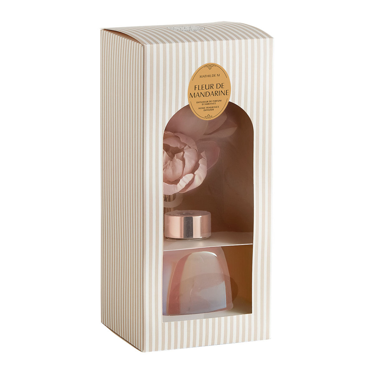 Diffuseur de parfum d'ambiance Douce Pivoine - FLEUR DE MANDARINE rose, MATHILDE M