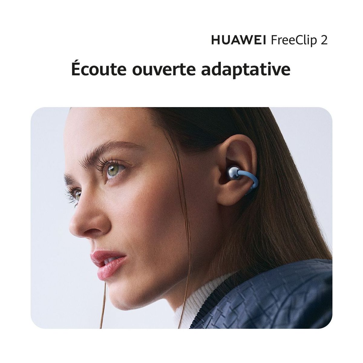 Ecouteurs FreeClip 2 Blanc blanc, HUAWEI