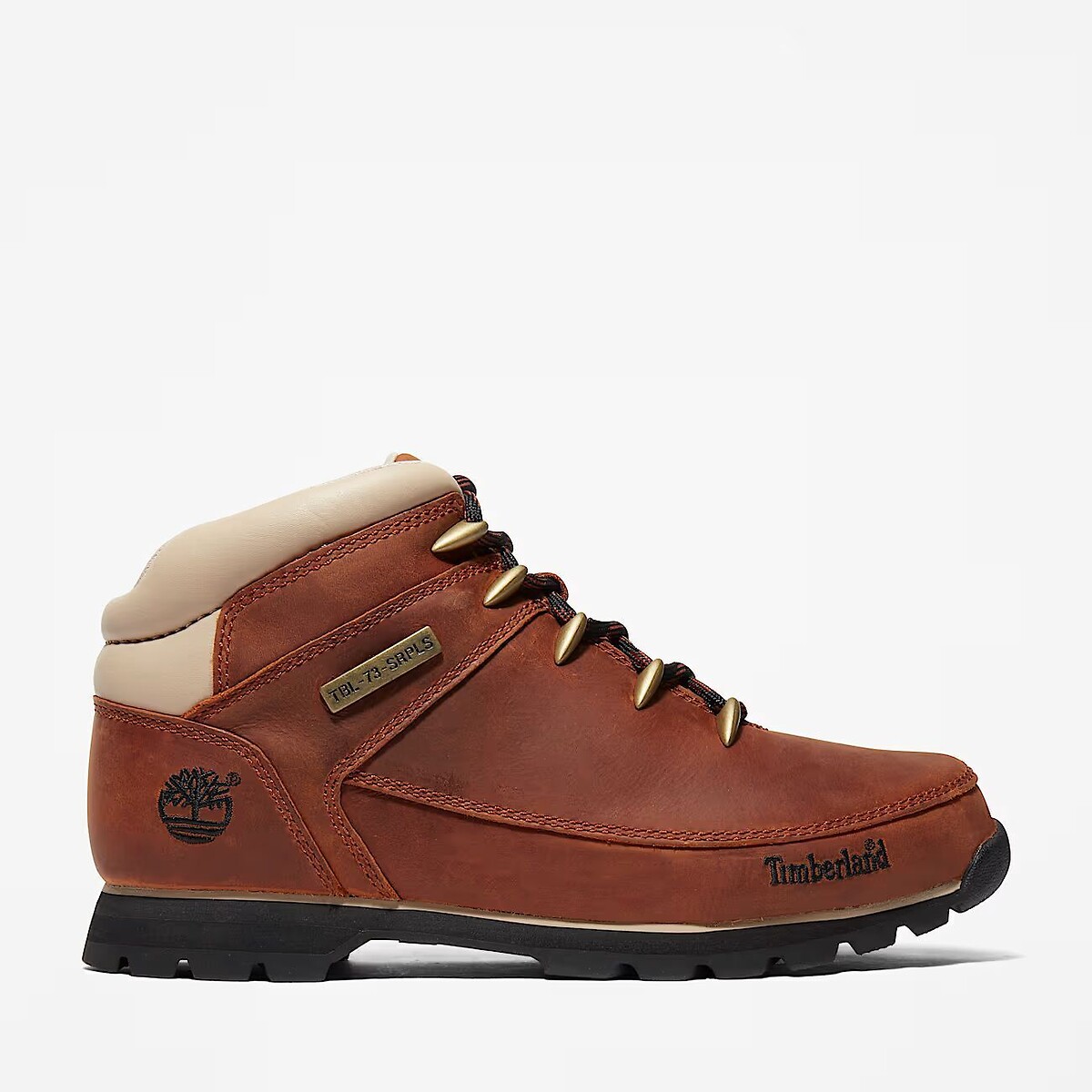 Boots en cuir, Euro Sprint Mide Lace marron, TIMBERLAND