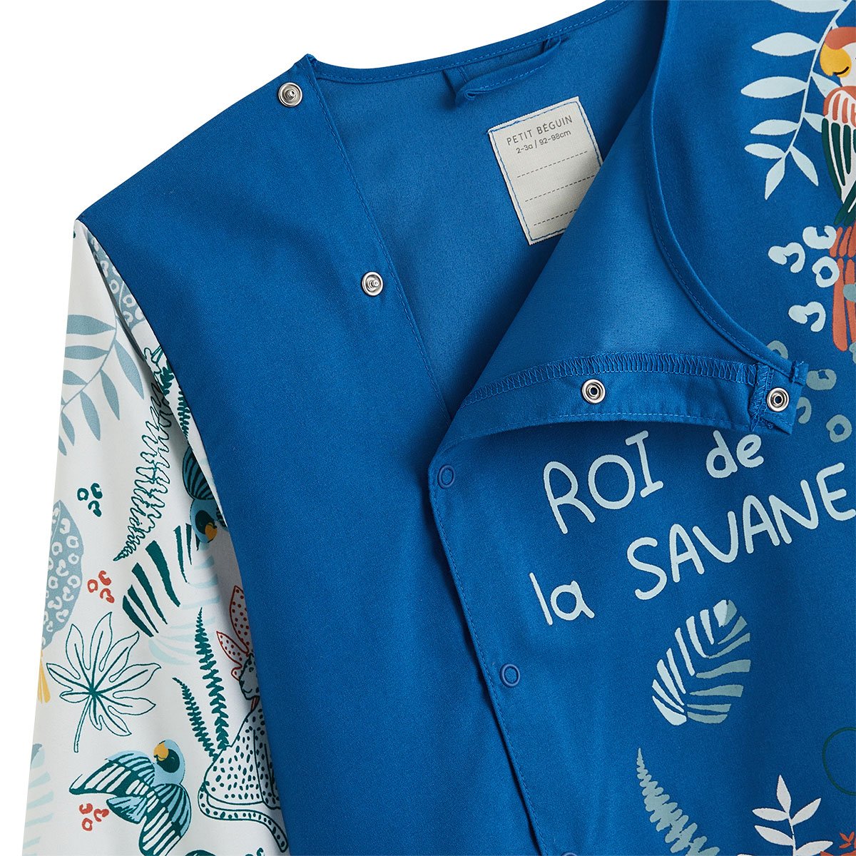 Tablier enfant Roi de la savane bleu, PETIT BEGUIN