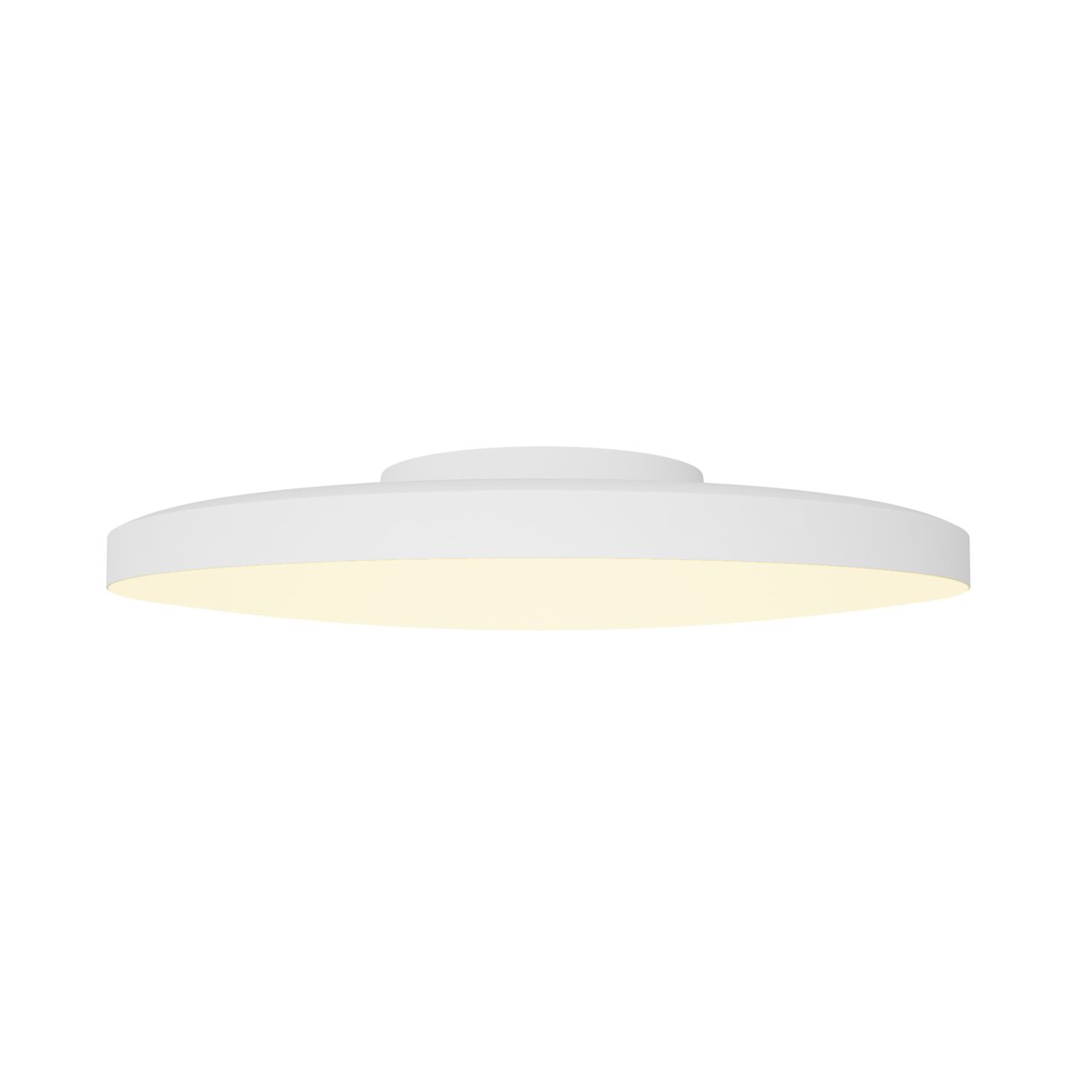 Plafonnier Rond et moderne de salle de bain en plastique, SERENOVA blanc, NORDLUX