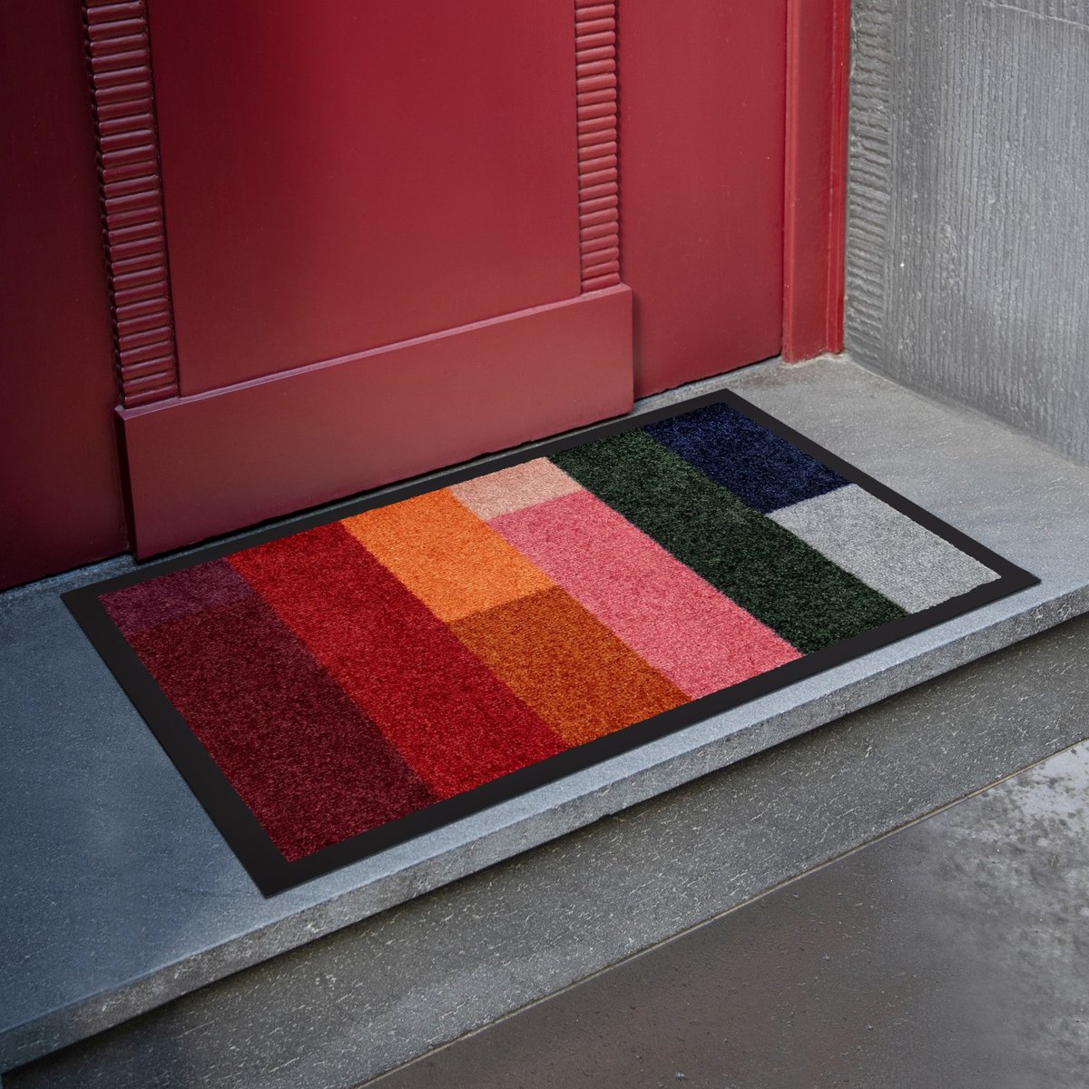 Tapis d'entrée Nero multicolore, REMEMBER