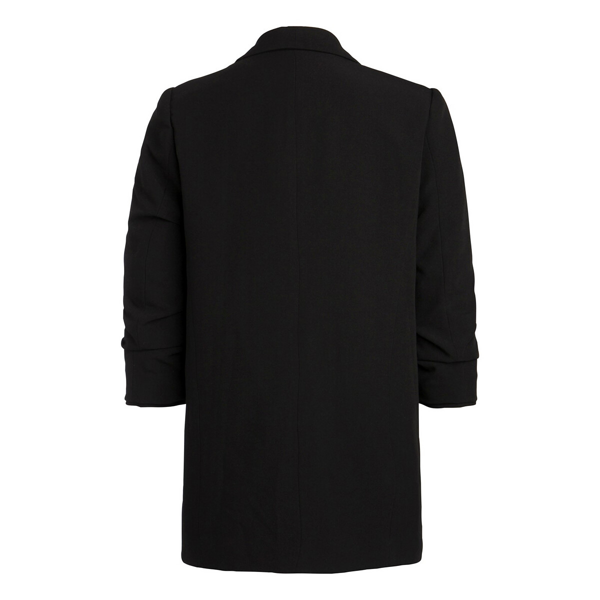 Blazer com corte direito preto , PIECES