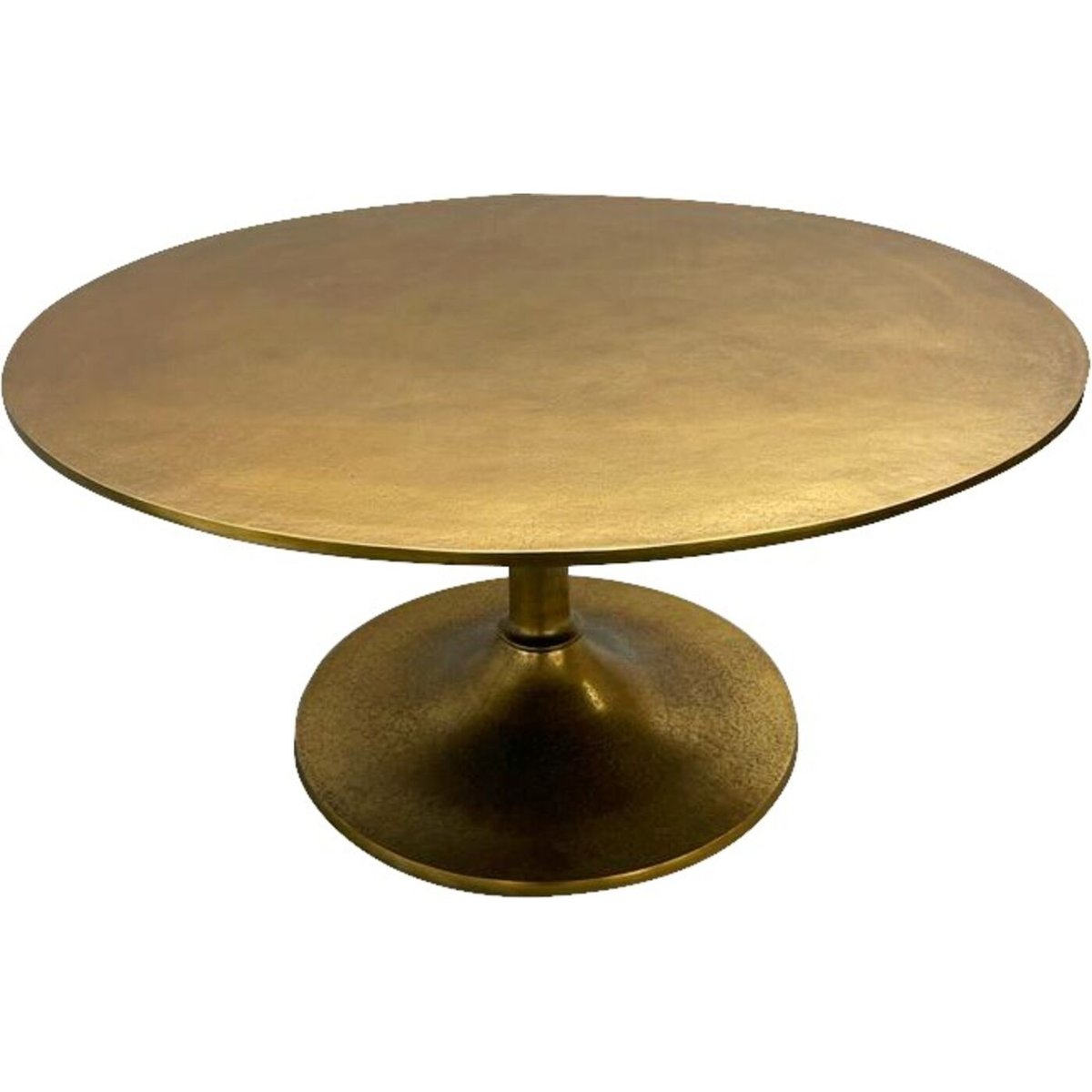 Table basse ronde en aluminium, MOROCCO or, KARE DESIGN