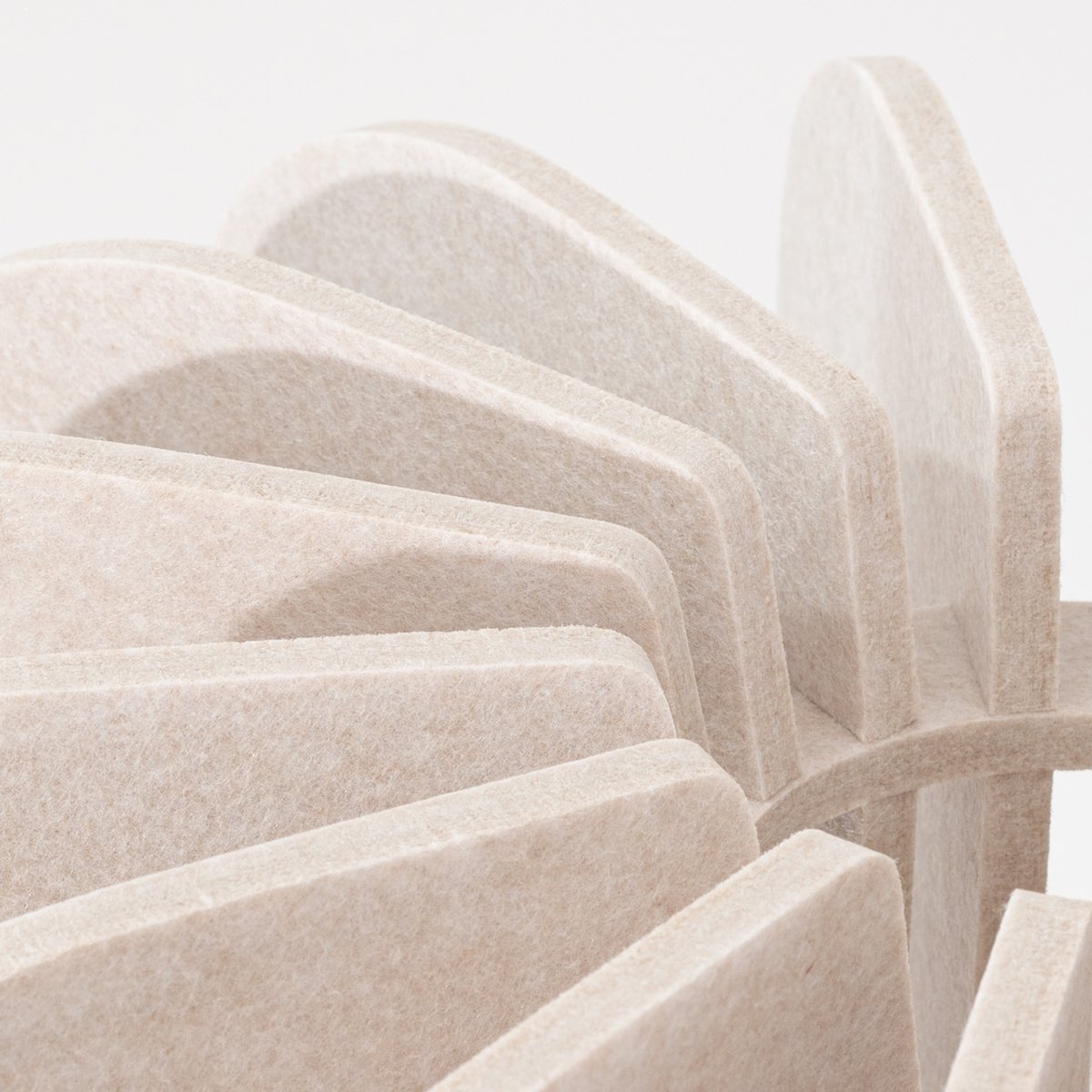 Lampadaire Feutre Beige E27 1 Mula beige, EDEN