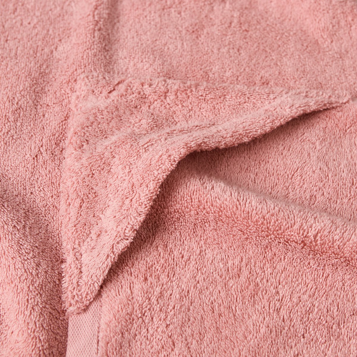 Drap de lit WONDERFULL vieux rose, CARRE BLANC