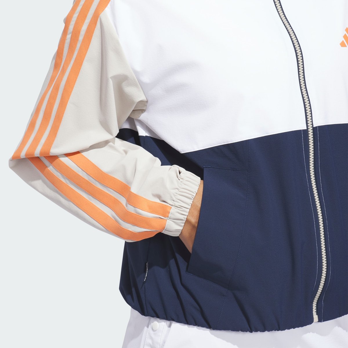 Veste Beyond The Course Colorblock Twistweave Full-Zip Veste Beyond The Course Colorblock Twistweave Full-Zip collegiate navy, adidas Performance
