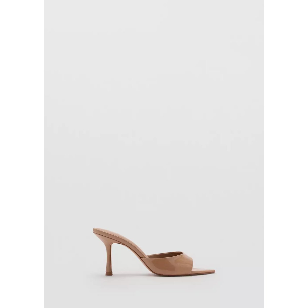 Sandales pointues à talon nude, MANGO