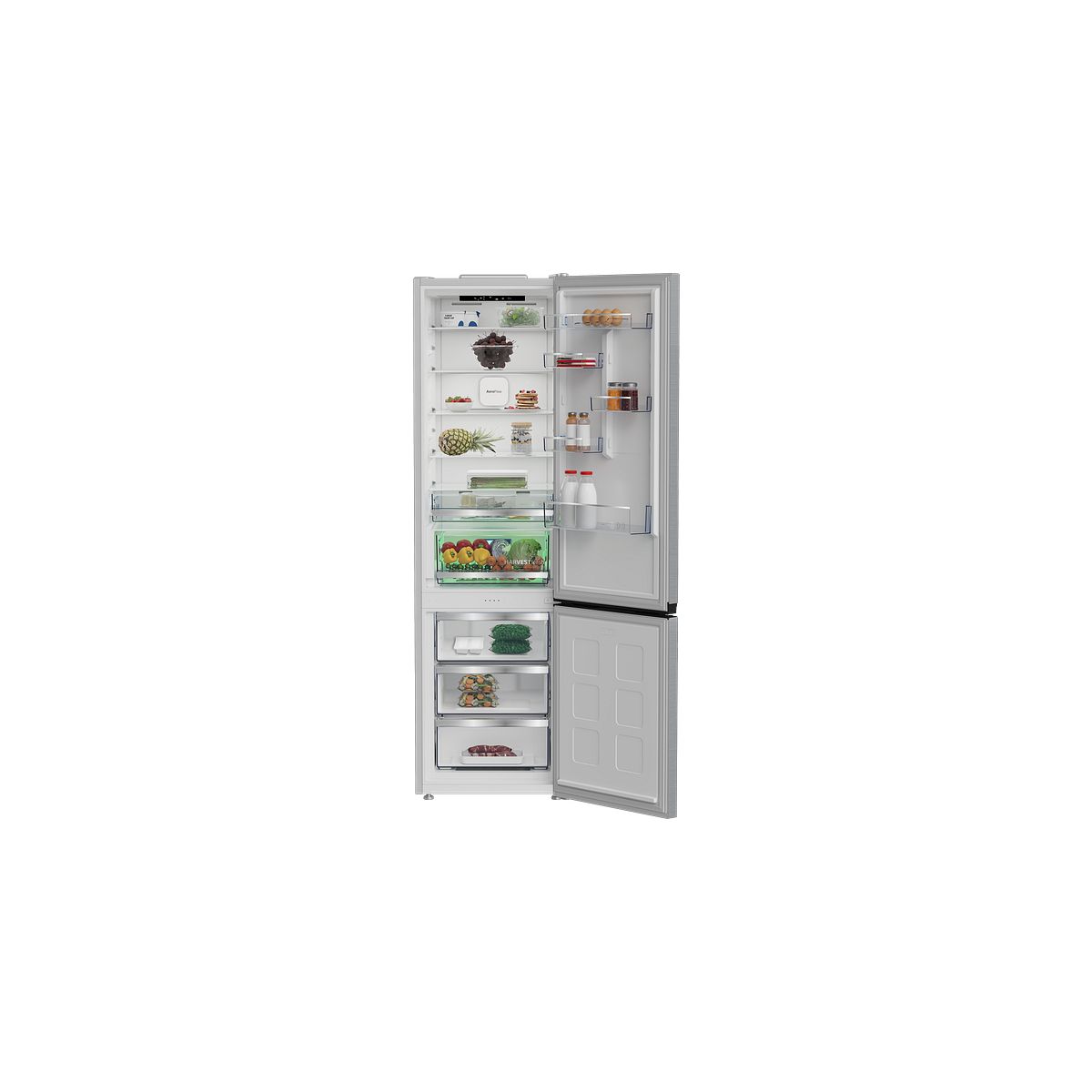 Réfrigérateur combiné B5RCNE416HXB couleur unique, BEKO