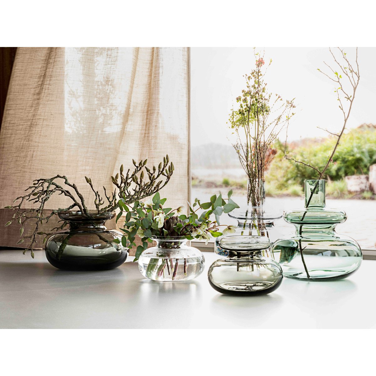 Vase INU vert mousse, ZONE DENMARK