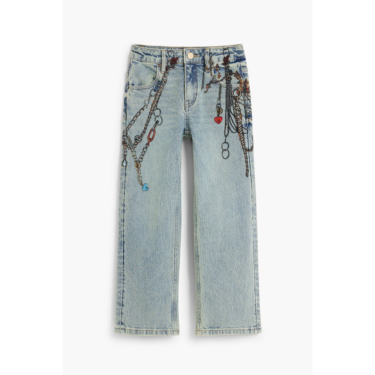 Jean avec chaînes bleu, DESIGUAL