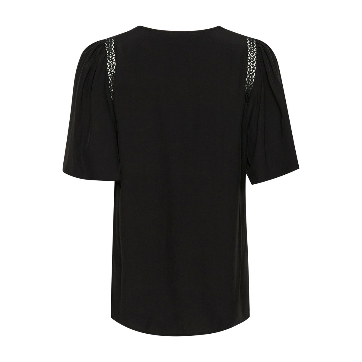 Blouse à manches courtes noir black, CULTURE