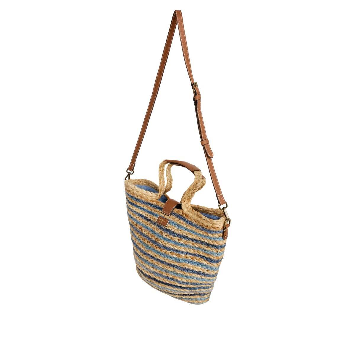Sac Shopper En Jute denim, PEPE JEANS