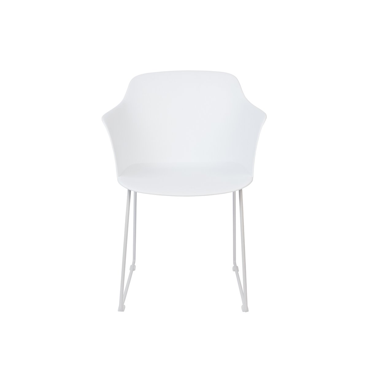 Chaise design (lot de 2), TANGO blanc, BOITE A DESIGN