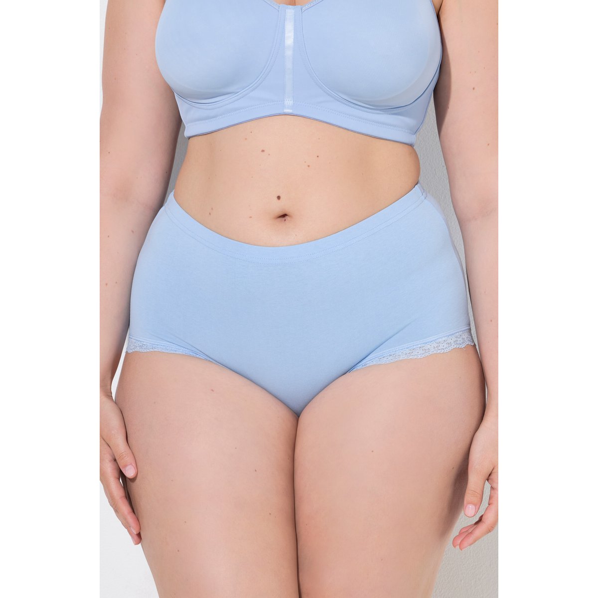 Lot de 3 shorties, étoiles/uni gris foncé, ULLA POPKEN