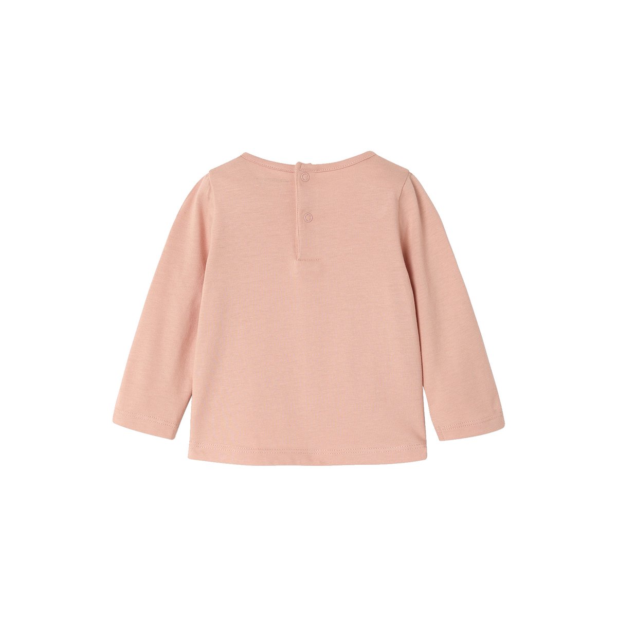 T-shirt manches longues rose poudré, VERTBAUDET