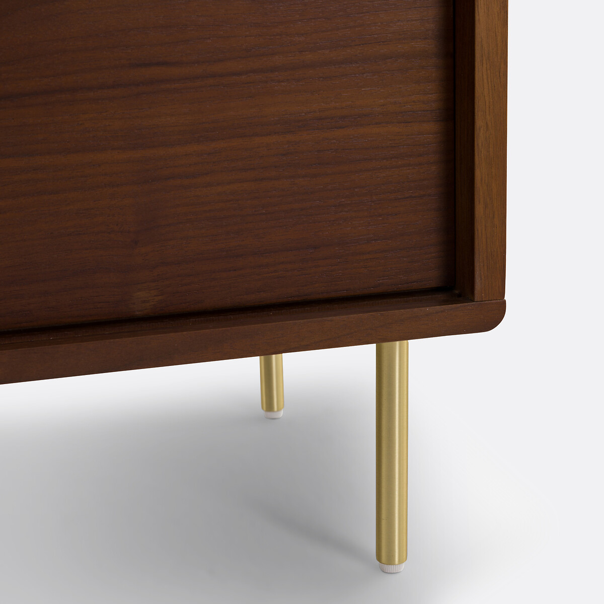Meuble TV noyer et cannage, longueur 125 cm, REDPOP noyer, LA REDOUTE INTERIEURS