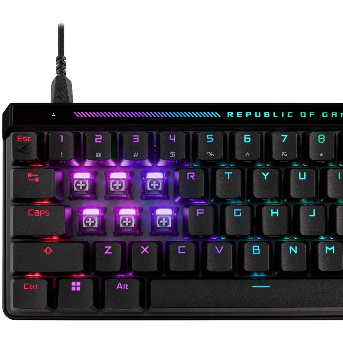 Clavier gamer ROG Falchion Ace HFX couleur unique, ASUS