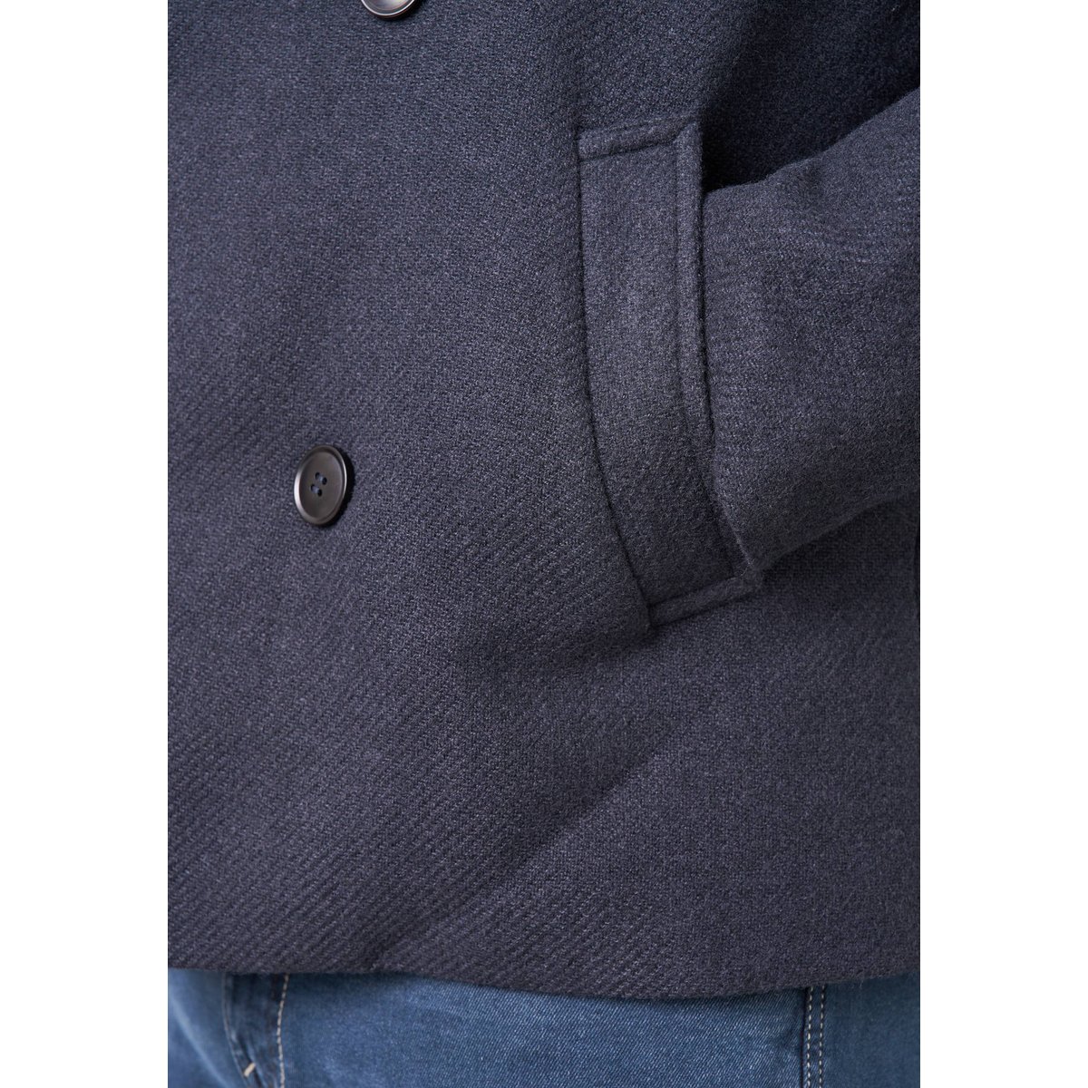 Manteau regular homme MAYRON marine, DEELUXE