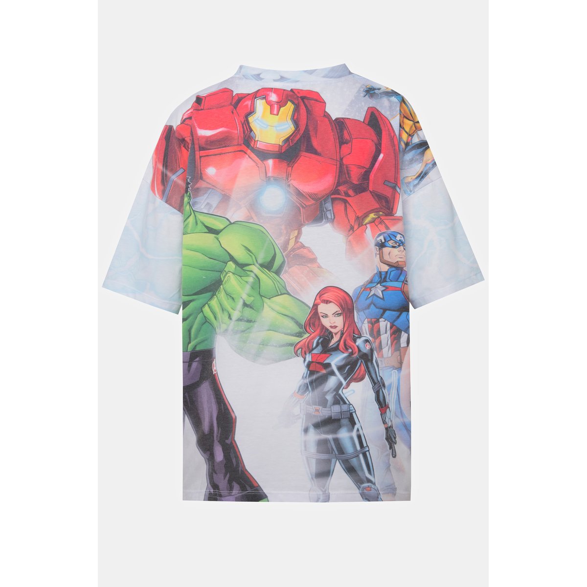 T-shirt oversized à col rond et blanc cassé, STUDIO UNTOLD