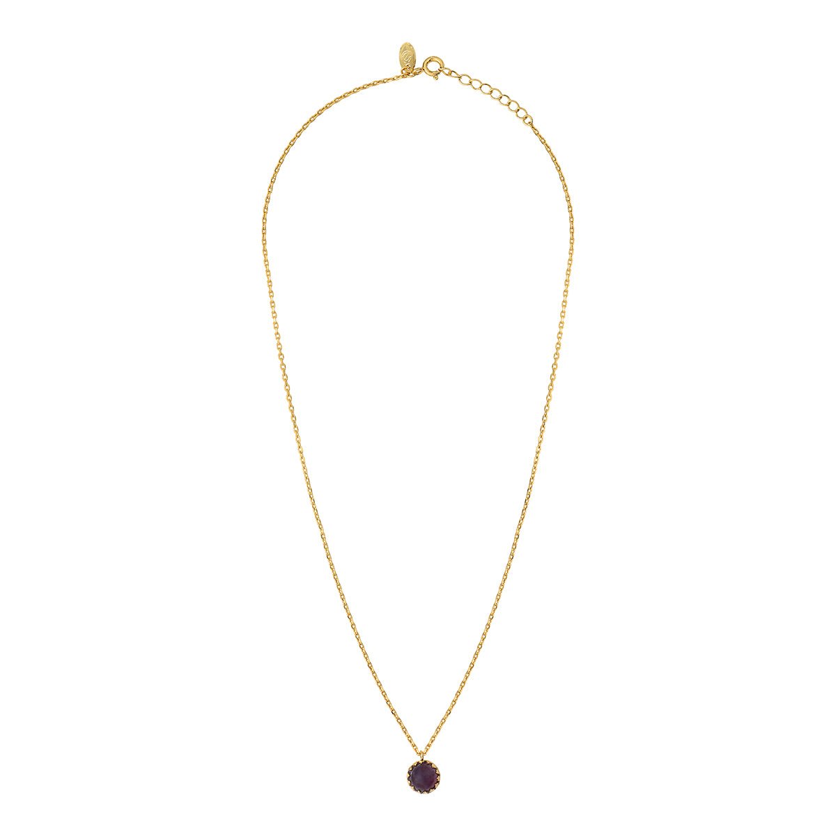 Collier cordelia amethyste violet, CAROLINE NAJMAN