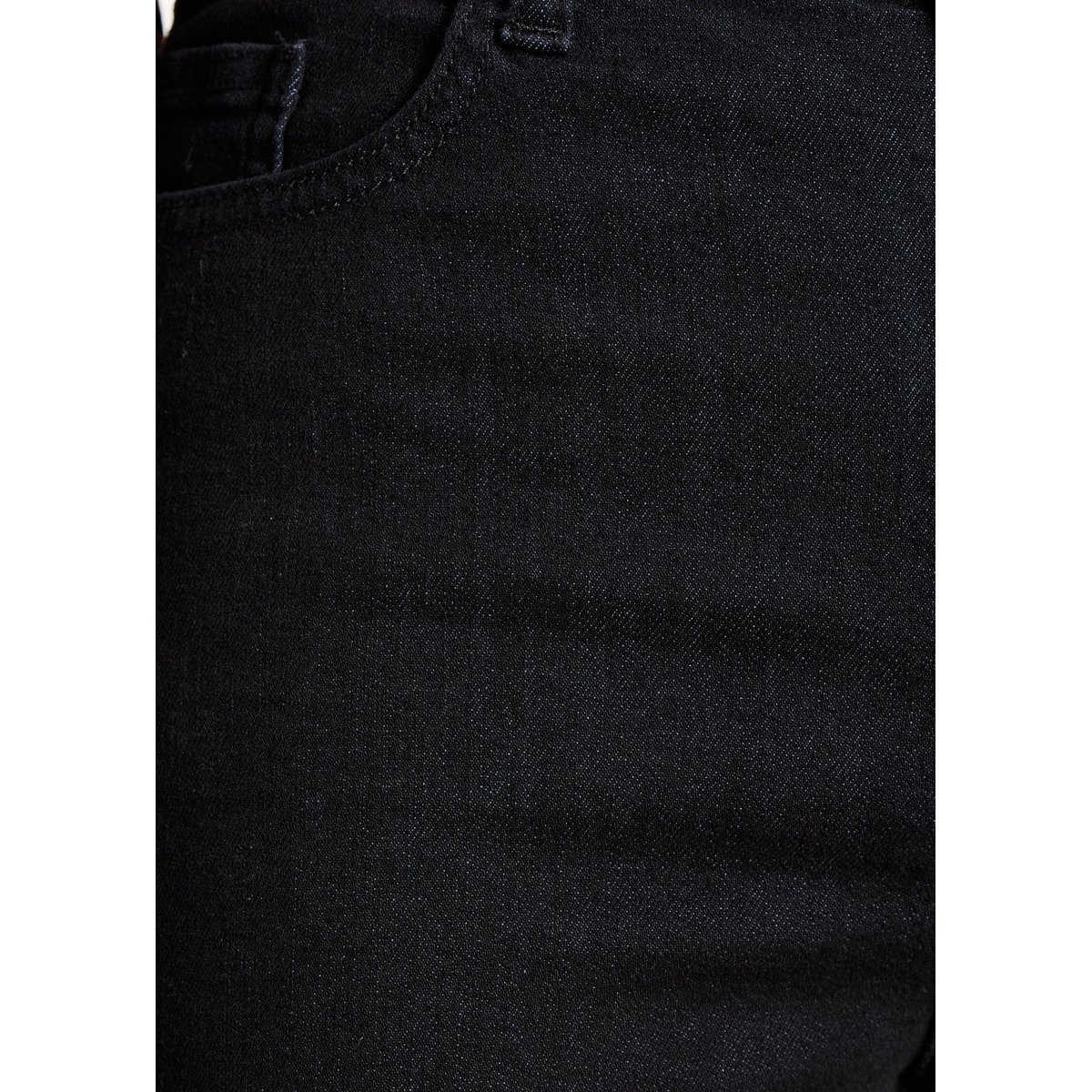Jean large en coton biologique dark black, LA FEE MARABOUTEE