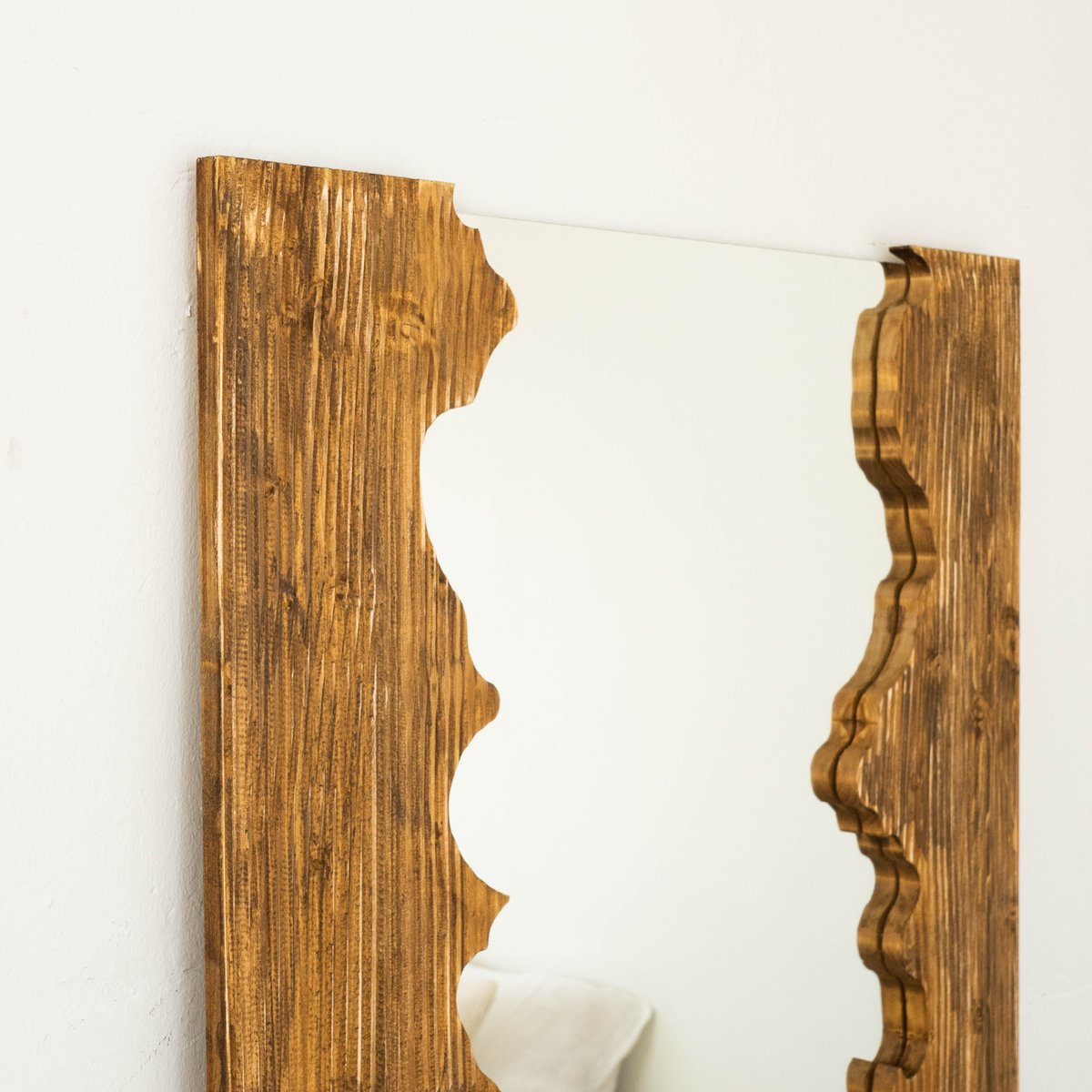 Miroir mural plein pied en bois massif recyclé - SALJEN v002230, HANNUN