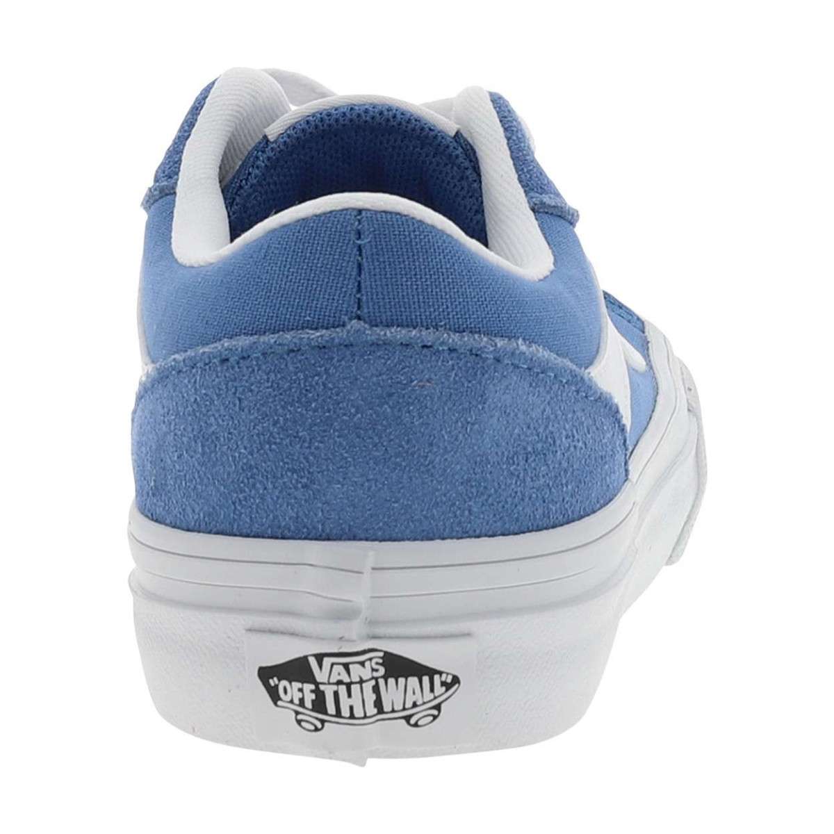 Baskets VERO LS cuir talon plat bleu, VANS
