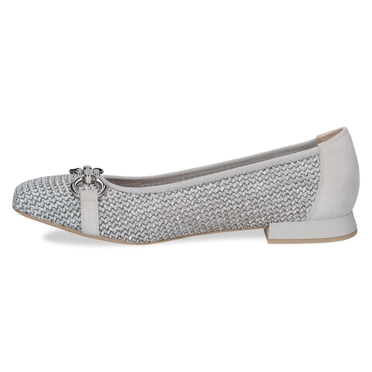 Ballerine plate bleu fontaine bleue, CAPRICE