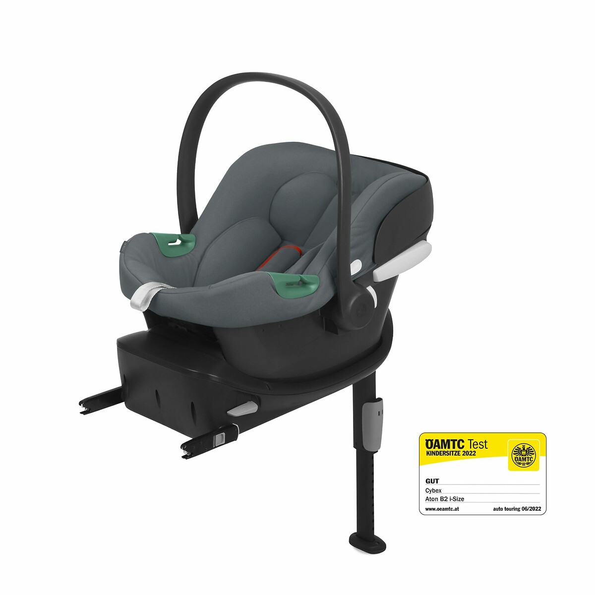 Autostoel Aton b2 i-size met basis Isofix grijs, CBX BY CYBEX