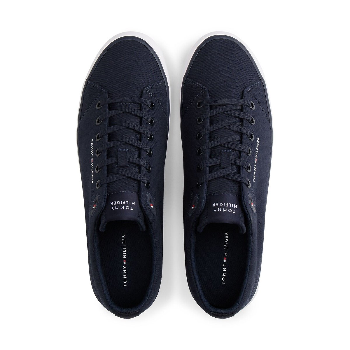 Baskets en canvas Harlem Core II bleu marine, TOMMY HILFIGER